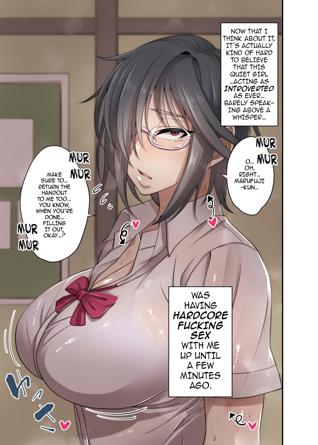 [Korotsuke] Nekura Megane ♀ | The Creepy Glasses Girl [English] [Ongoing] {darknight} page 14 full