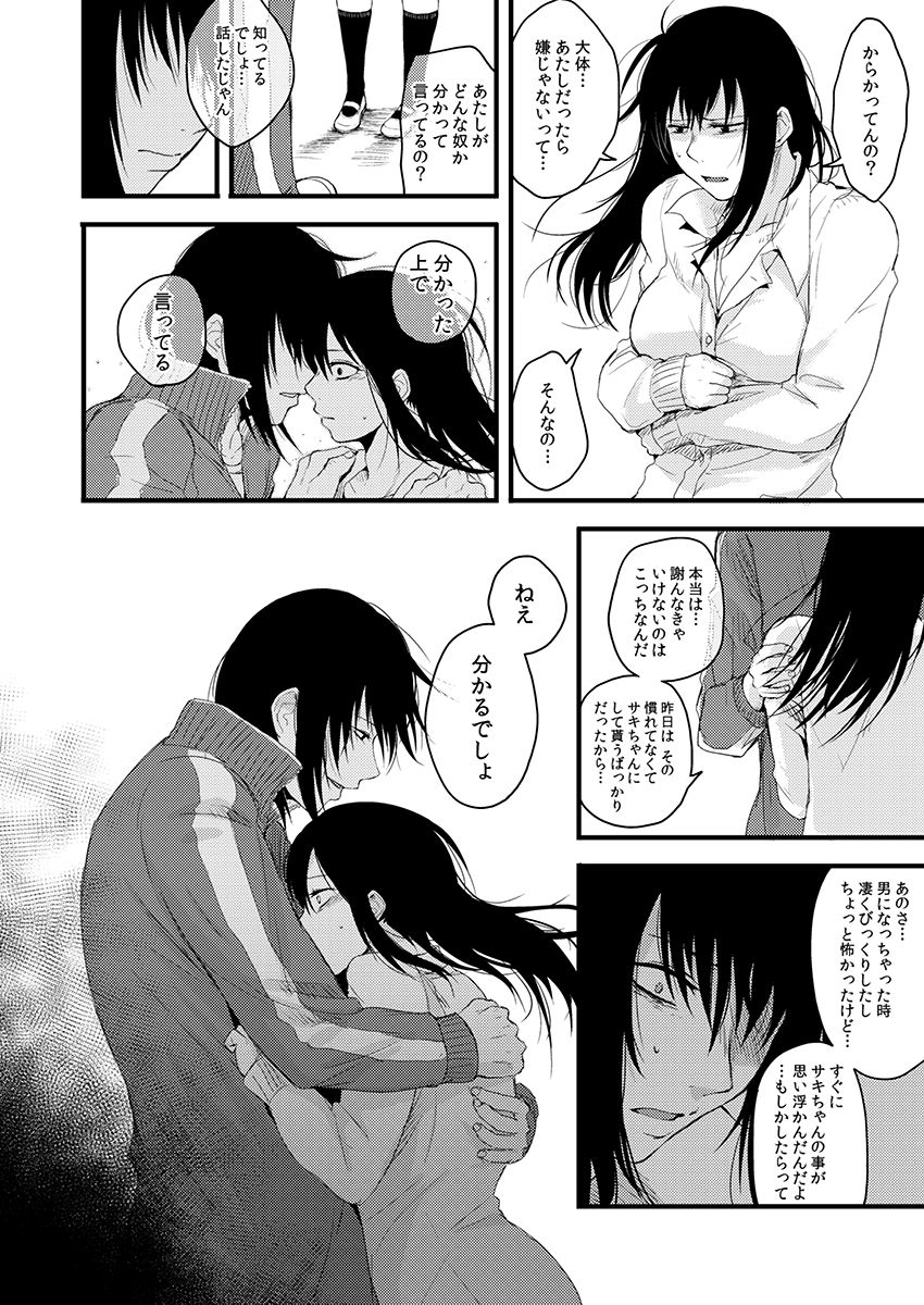 [咲次朗] サキとミカ～セックス依存症の親友と男性化した私 1-4 [DL] page 66 full