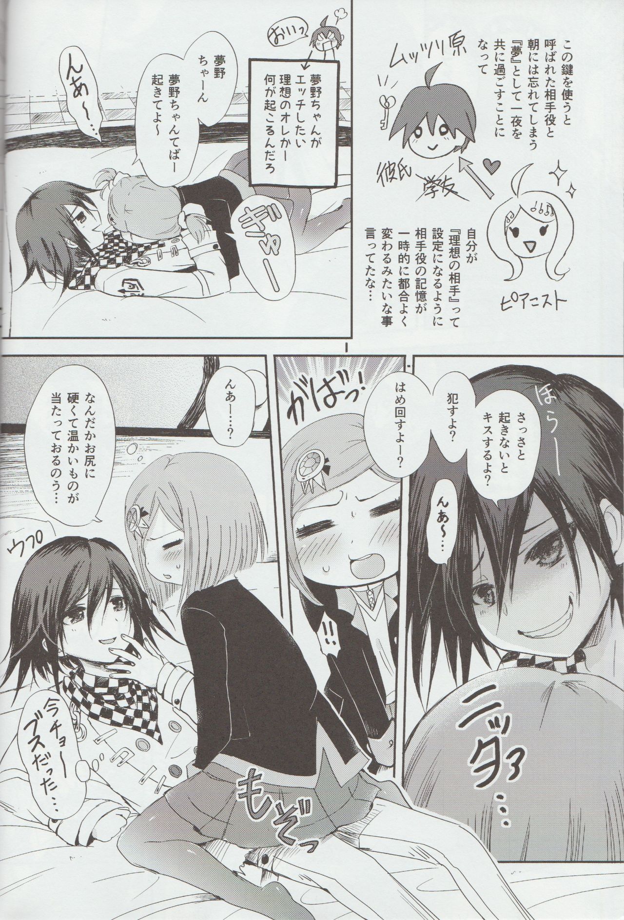 (Break Shot! 7) [HONEY*CRUNCH (Tamaki Yui)] Saigo no Yoru no Hi Kyokou Renai. (New Danganronpa V3) page 7 full