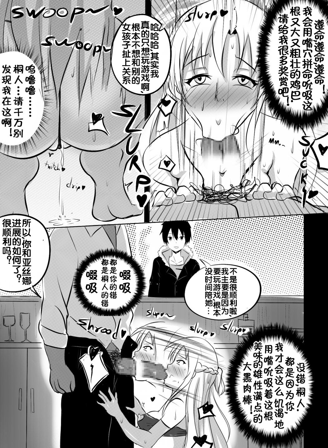 [Merkonig] B-Trayal 3 (Sword Art Online) [Chinese] [流木个人汉化] page 4 full