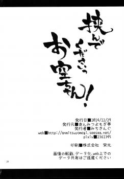 (C87) [Anmitsuyomogitei (Michiking)] Hasande Kudasai Okuu-chan! (Touhou Project) [English] {KFC Translations} - page 26