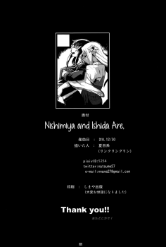 (C87) [LinkRingRin (Natsume Kei)] Nishimiya-san to Ishida-kun ga, | Nishimiya and Ishida Are, (Koe no Katachi) [English] =TV= - page 21
