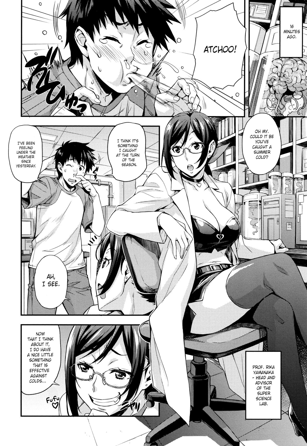 [Takurou] Rica no Kenkyuushitsu ~Chiteki na Rikeijo no Seitai~ Ch. 1-6 [English] [Crystalium] page 33 full