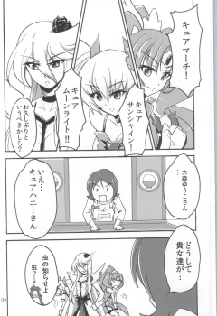 (CT24) [Namayatsuhashi (Tamo)] Nama Honey (HappinessCharge Precure!) - page 3