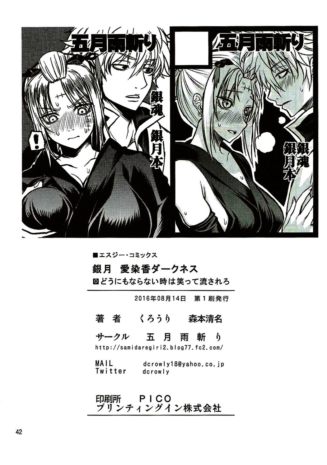 (C90) [Samidaregiri (Crowly)] Aizenkou Darkness (Gintama) [Chinese] [沒有漢化] page 41 full