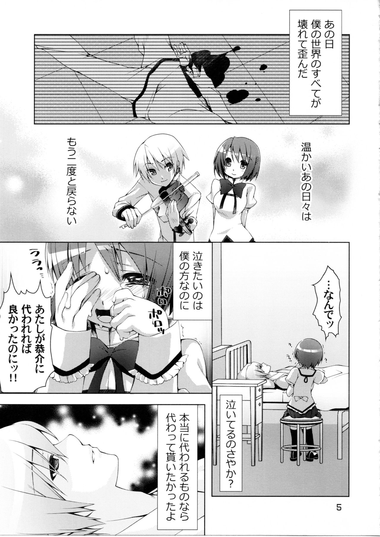 (C85) [BlackBox (Fukufukuan)] Ushitora 2 (Puella Magi Madoka Magica) page 4 full