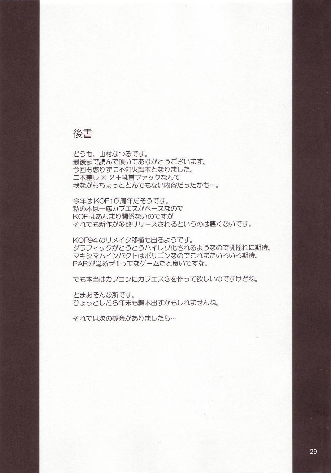 (C66) [Anglachel (Yamamura Natsuru)] Awakening 3 (King of Fighters) page 28 full