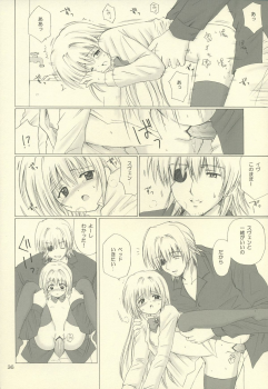 (C66) [Nikopondo (Aoyama Reo)] Eve like an angel Extra (Black Cat) - page 36