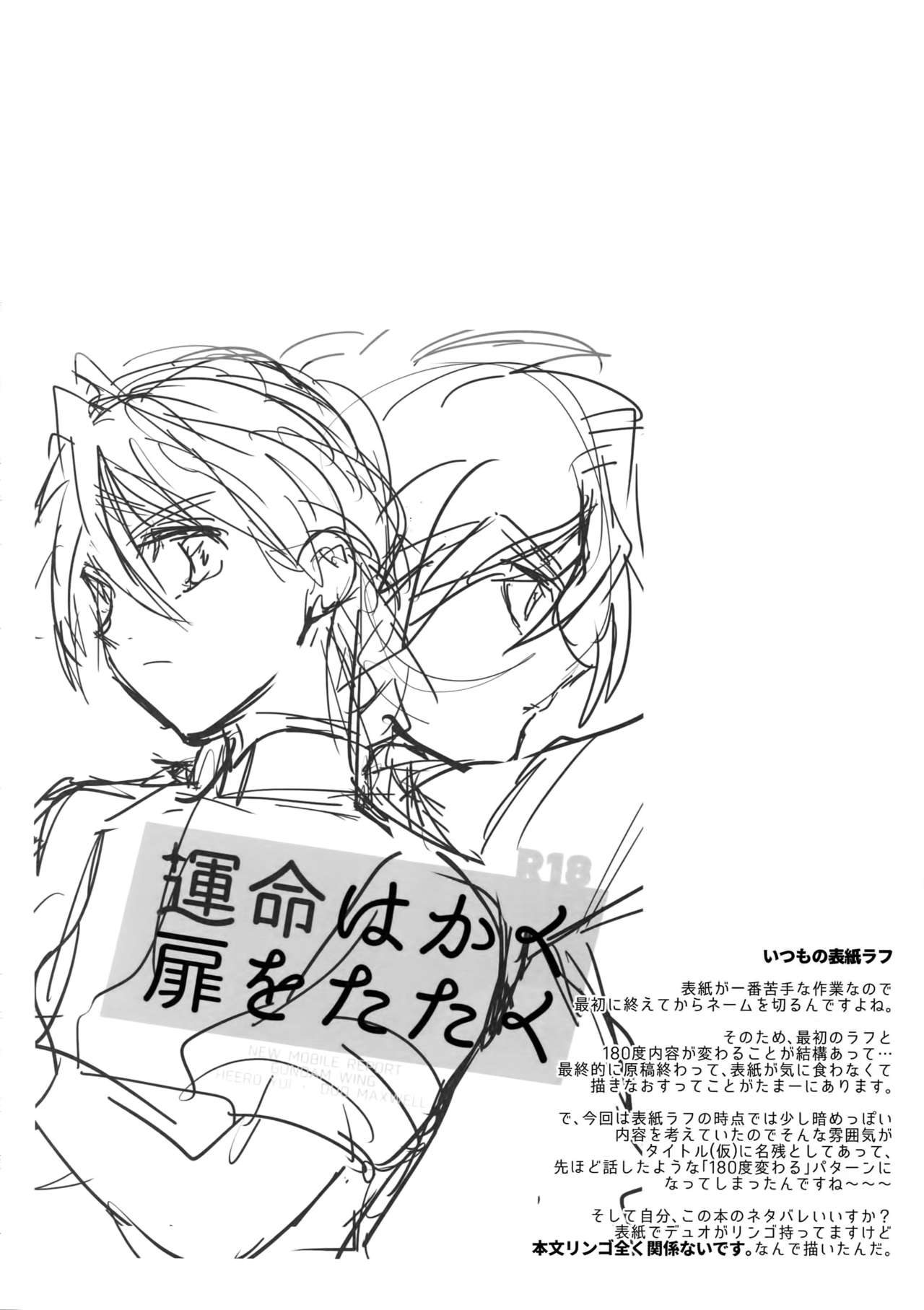 (SUPER27) [Jigoku Shinjuu (Toyama Jigoku)] Honki de Sukina Wakeganai! (Gundam Wing) page 3 full
