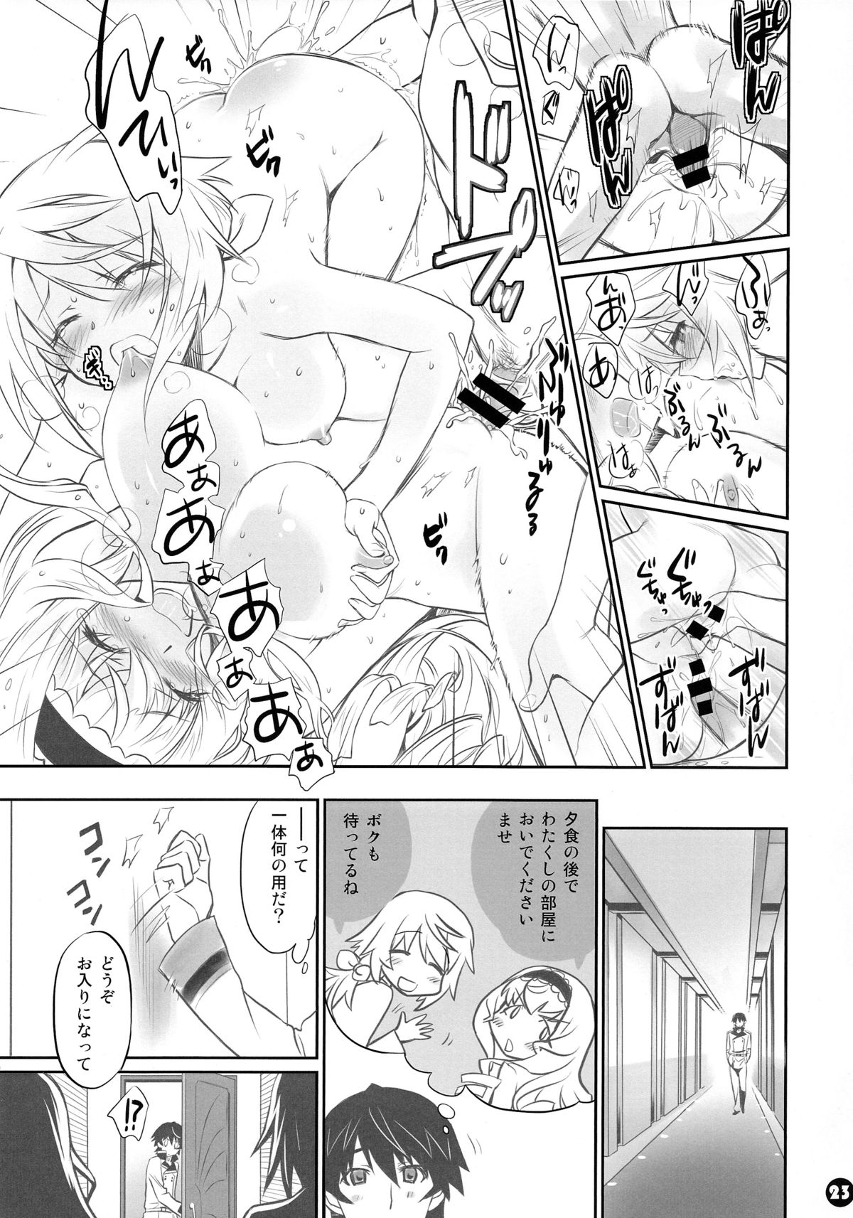 (COMIC1☆8) [Bloody Okojo (Mojyako, Caviar)] IMAGINE!!～Iikara Souzou Shite!!～ (Infinite Stratos) page 23 full