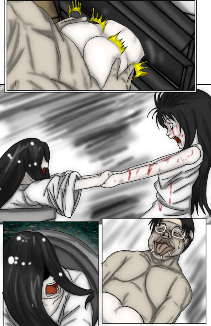 [Oppai Daisuki Tarou] Kimoota VS Kayako page 9 full