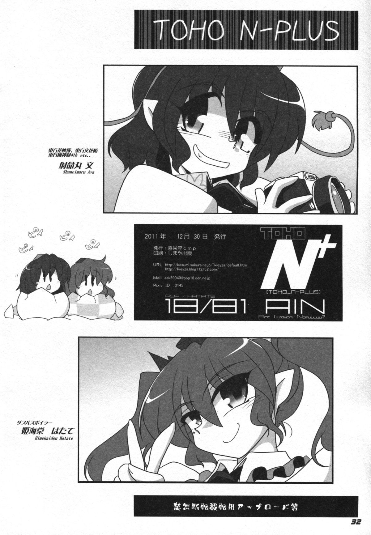 (C81)[Kieyza cmp (Kieyza)] TOHO N+ 81 AIN (Touhou Project) page 34 full
