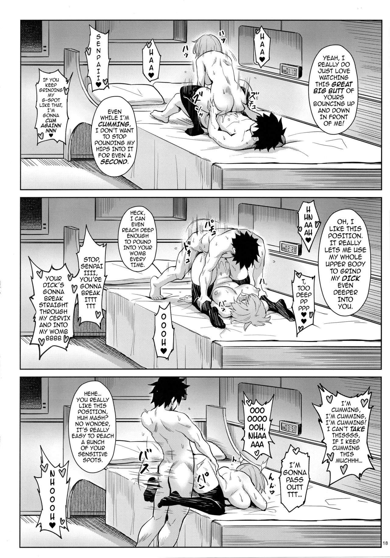 (C95) [COMEX (Zhen Lu)] Mash no Himitsu Tokkun | Mash’s Secret Training Regime (Fate/Grand Order) [English] {darknight} page 16 full