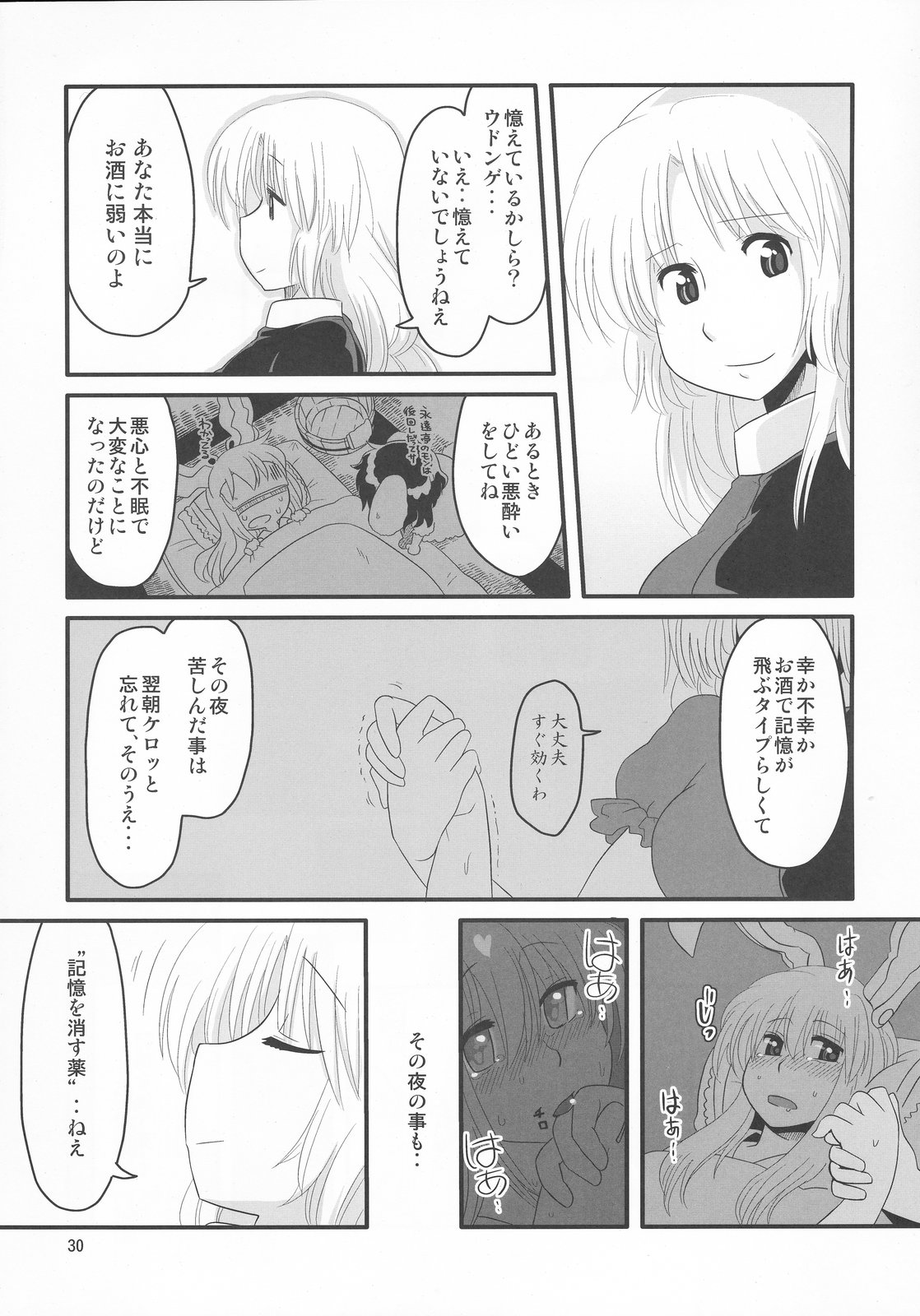 (Tsuki no Utage 2) [RUMP (Bon)] Eringe San (Touhou Project) page 30 full