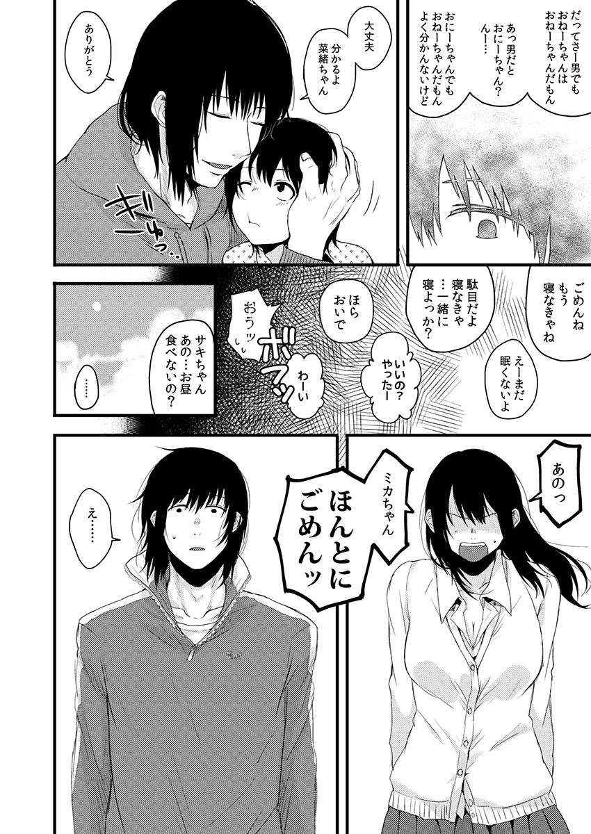 [咲次朗] サキとミカ～セックス依存症の親友と男性化した私 1-4 [DL] page 64 full