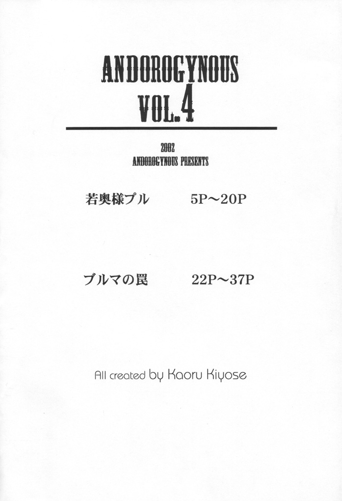 (CR31) [Andorogynous (Kiyose Kaoru)] Andorogynous Vol. 4 (Kidou Senshi Gundam ZZ) [English] [Deacon of Slaanesh] page 3 full