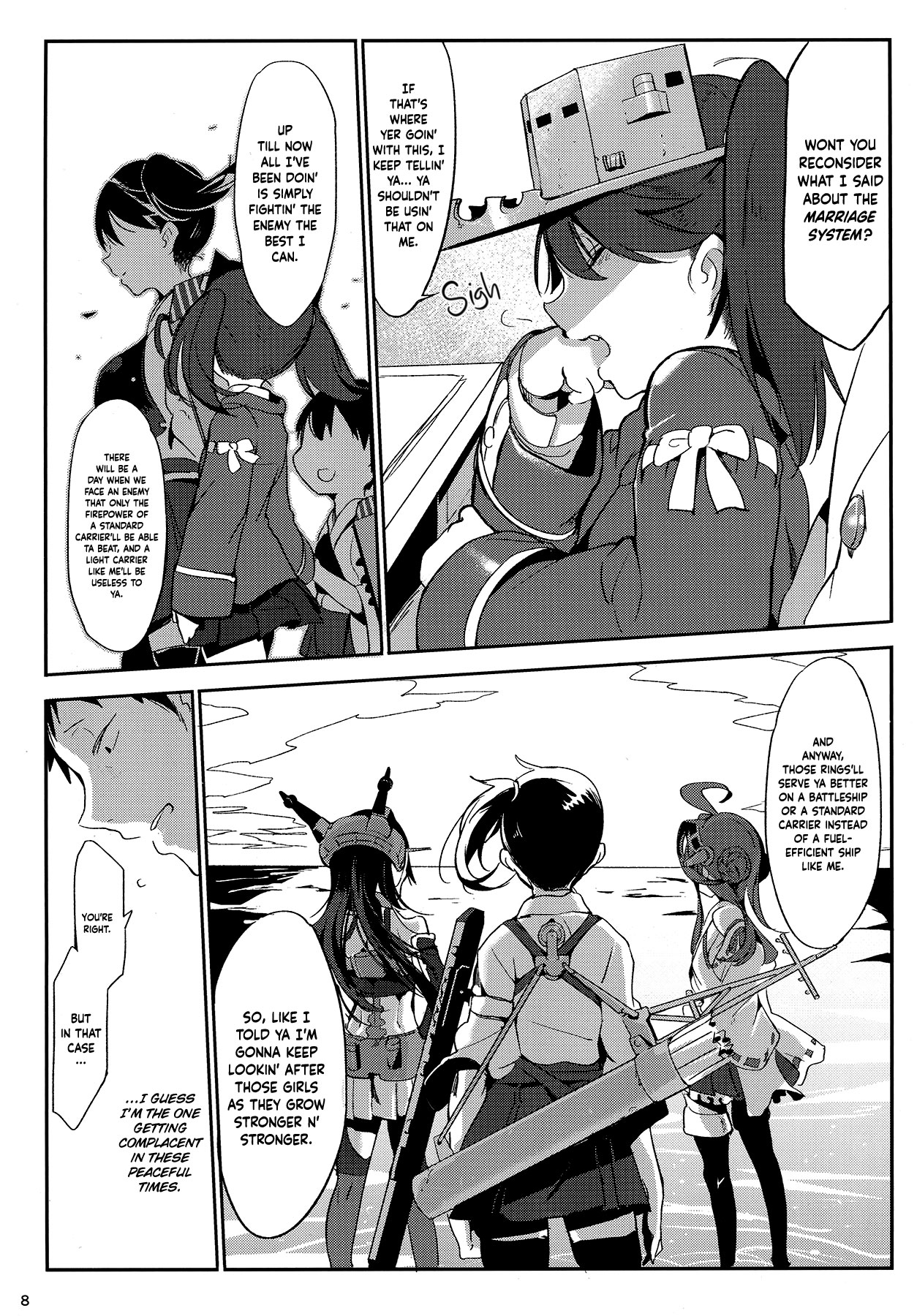 (C88) [SHIS (Z-ton)] Shaanainaa (Kantai Collection -KanColle-) [English] =White Symphony= page 7 full