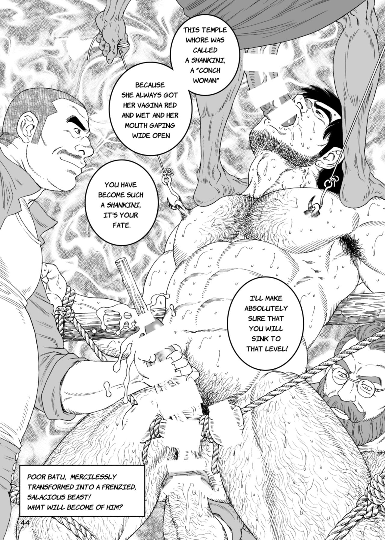 [Bear's Cave (Tagame Gengoroh)] Mitsurin Yuusha Dorei-ka Keikaku Bitch of the Jungle - Enslaved [English] [Digital] page 44 full