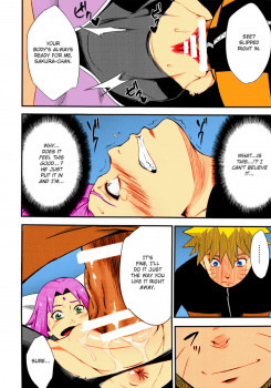 (C92) [Karakishi Youhei-dan Shinga (Sahara Wataru)] Botan to Sakura (Naruto) [English] [Colorized] - page 7
