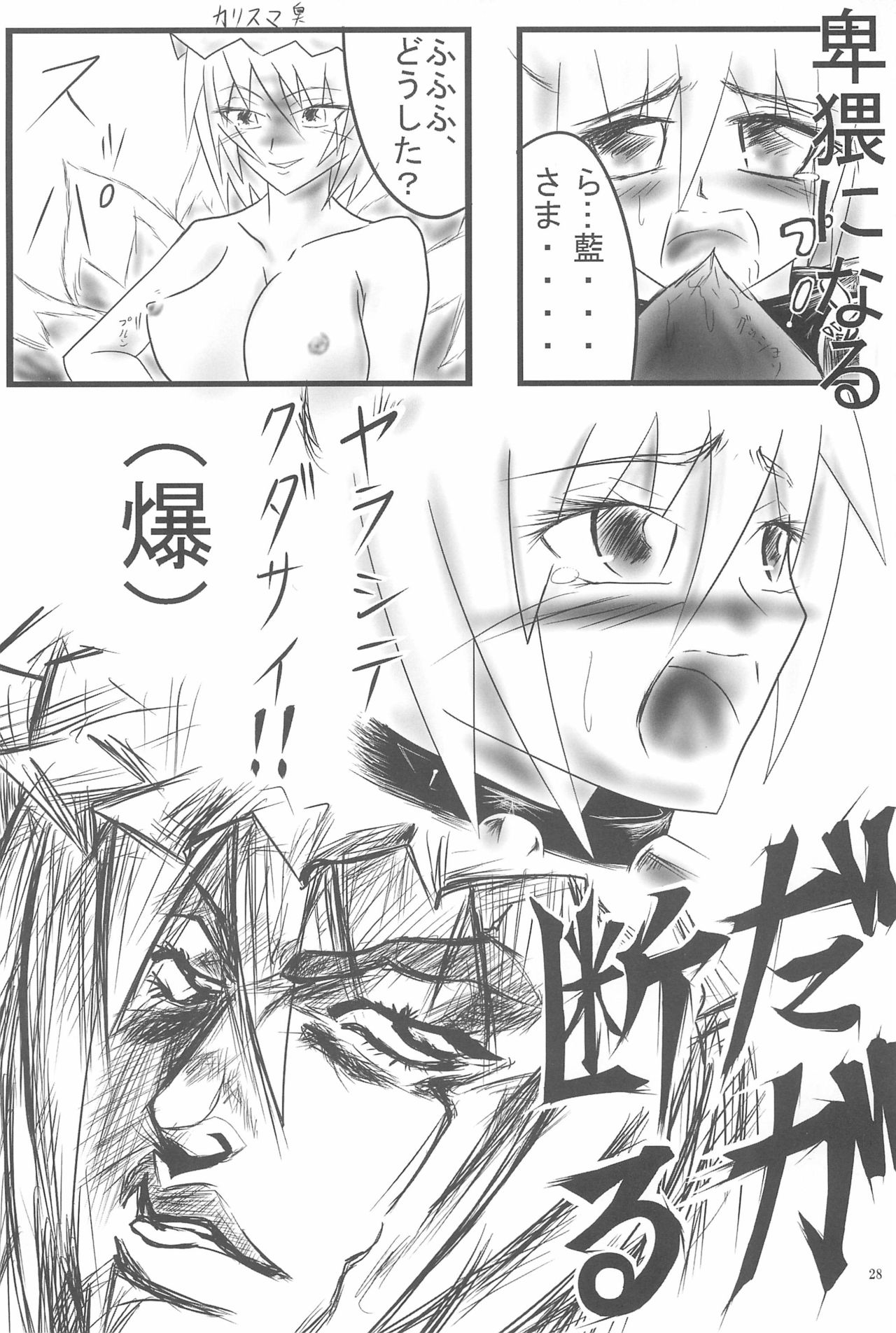 (Mimiket 19) [P.S.D! (Karin)] Touhou Ran Ranryuu (Touhou Project) page 28 full