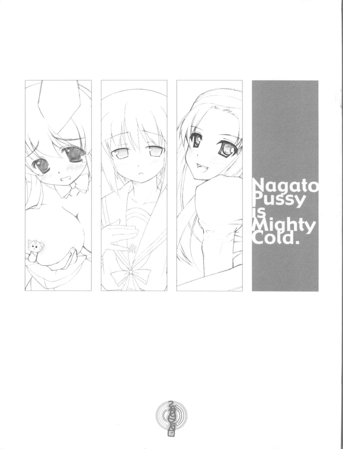 (Kinsoku Jikou desu Kyon-kun (heart)) [SANGENKAIDOU, WIREFRAME (Mifune Yatsune, Yuuki Hagure)] Nagato Pussy is Mighty Cold. (The Melancholy of Haruhi Suzumiya) page 1 full