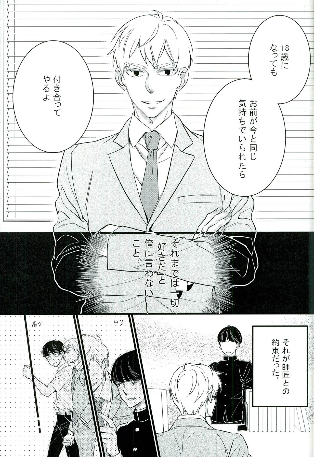 (SPARK11) [Rebellion (Janne Koheiji)] I want you. (Mob Psycho 100) page 2 full