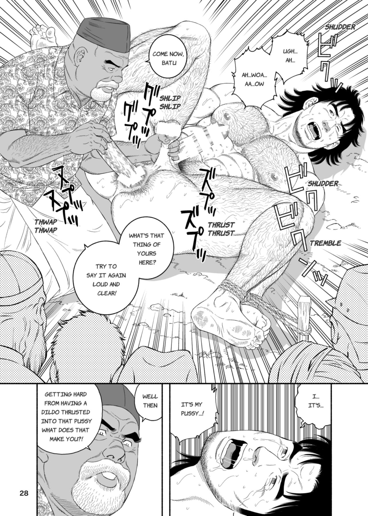 [Bear's Cave (Tagame Gengoroh)] Mitsurin Yuusha Dorei-ka Keikaku Bitch of the Jungle - Enslaved [English] [Digital] page 28 full