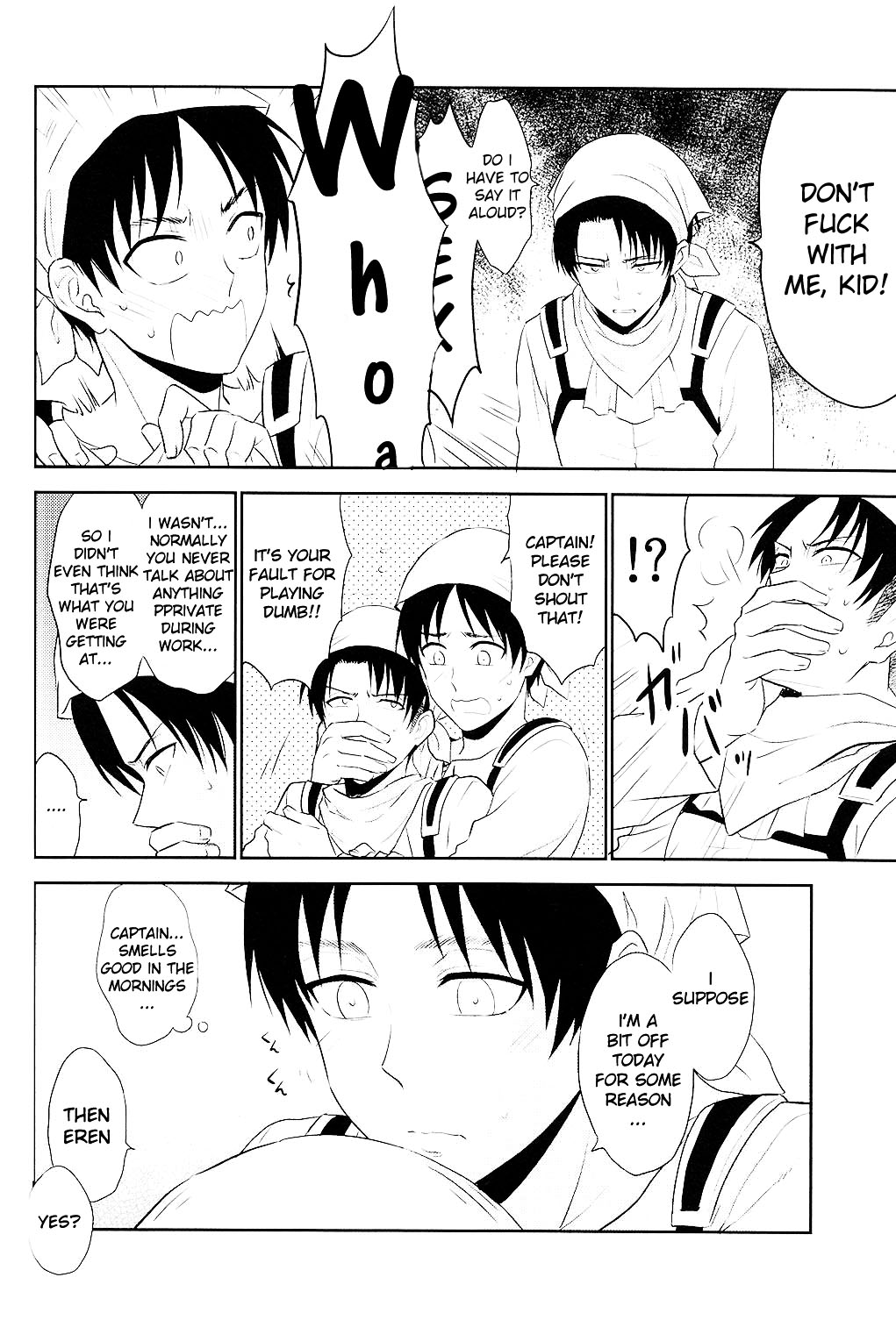 (HaruCC19) [A.M.Sweet (Hinako)] Heichou, Suki tte Itte Kudasai! ! (Shingeki no Kyojin) [English] [Moy Moe Scanlations] page 12 full