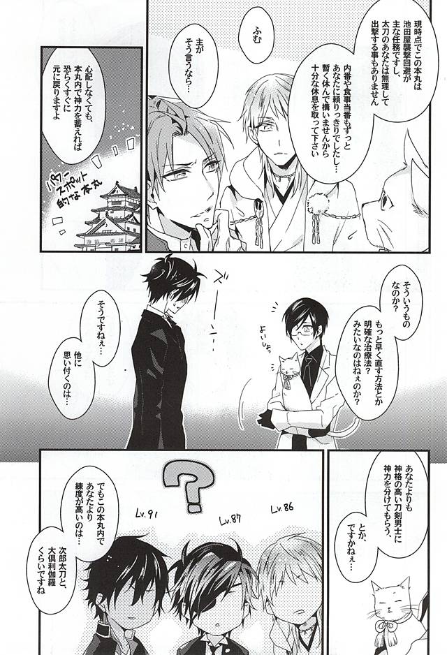 (Senka no Toki Zan) [Soris (Tachibana Touya)] Koi wa Oshizuka ni (Touken Ranbu) page 6 full