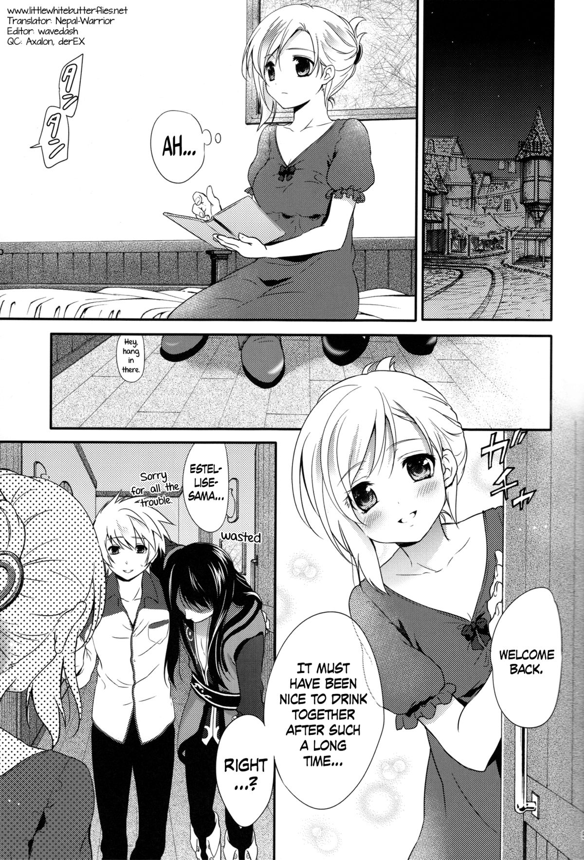 (C81) [Holiday School (Chikaya)] Love is Blind (Tales of Vesperia) [English] =TV= page 4 full