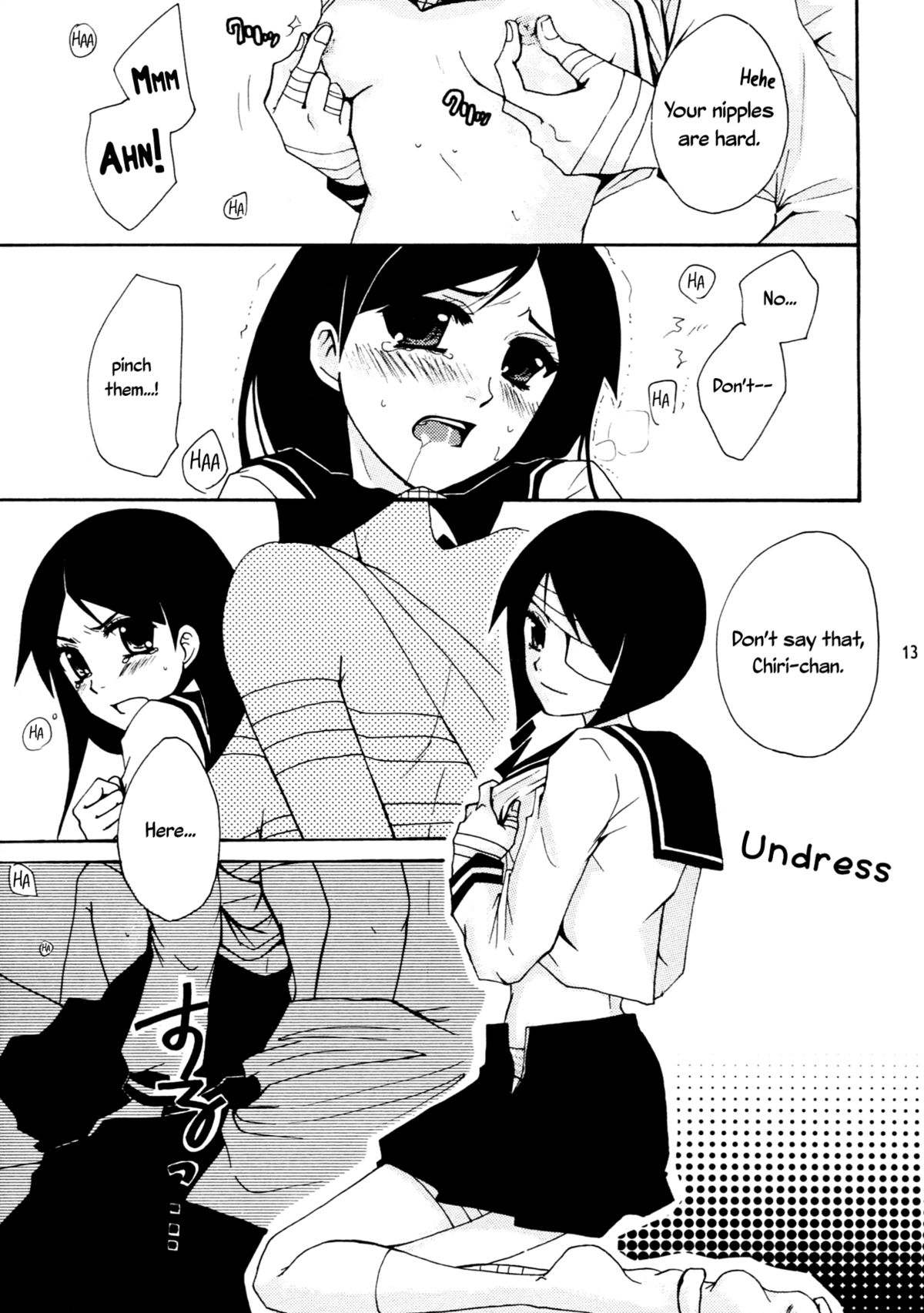 (SC38) [AOIKITOIKI. (Imai Riho)] Honey Trap (Sayonara Zetsubou Sensei) [English] [Yuri-ism] page 12 full