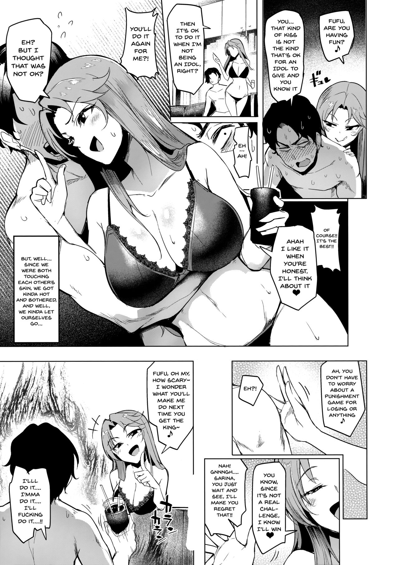 (COMIC1☆13) [A Gokuburi (Sian)] vs. Sarina (THE IDOLM@STER CINDERELLA GIRLS) [English] {Doujins.com} page 10 full