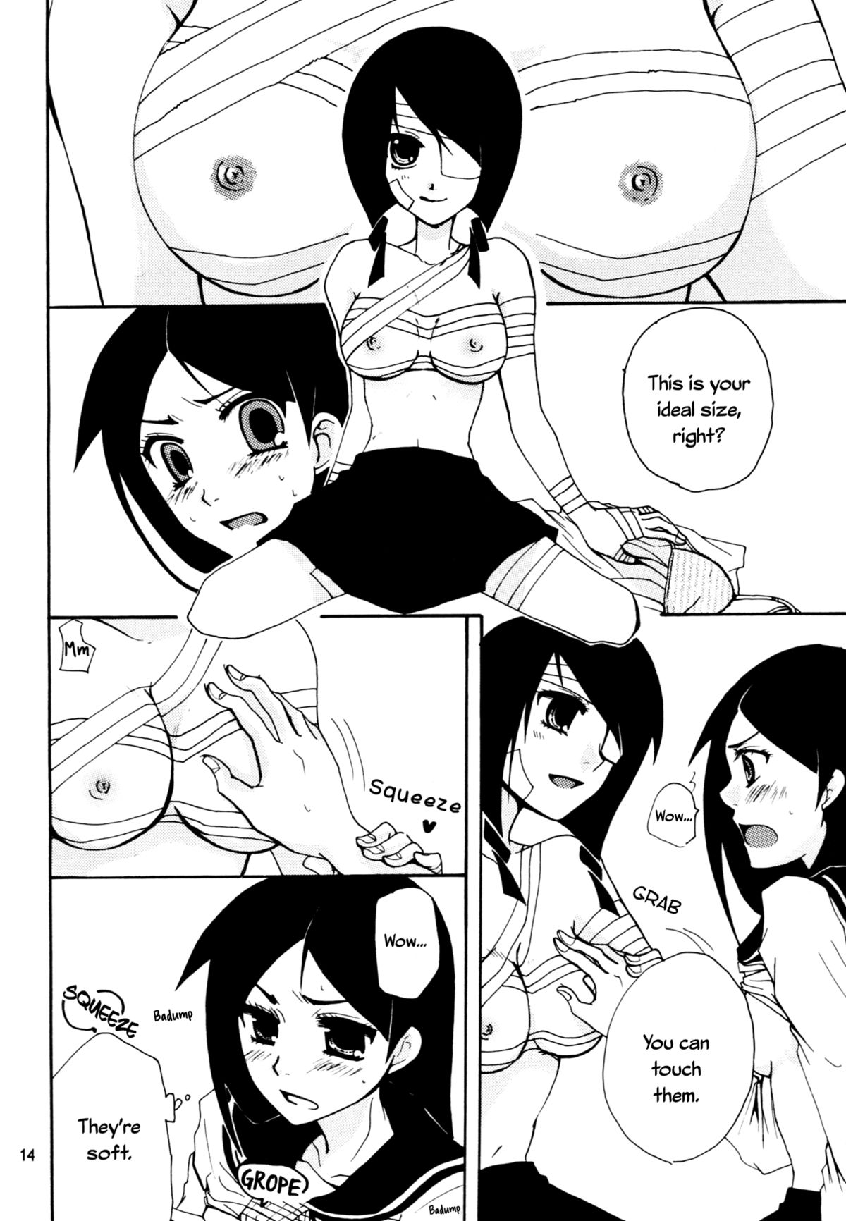 (SC38) [AOIKITOIKI. (Imai Riho)] Honey Trap (Sayonara Zetsubou Sensei) [English] [Yuri-ism] page 13 full