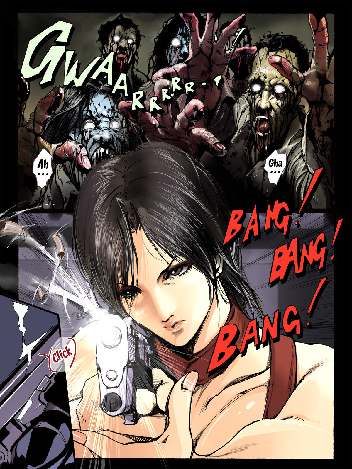 [Junk Center Kameyoko Bldg] ZONBIO RAPE (Resident Evil) [English] {Doujins.com} page 12 full