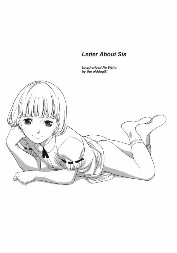 Letter About Sis [English] [Rewrite] [olddog51] page 1 full