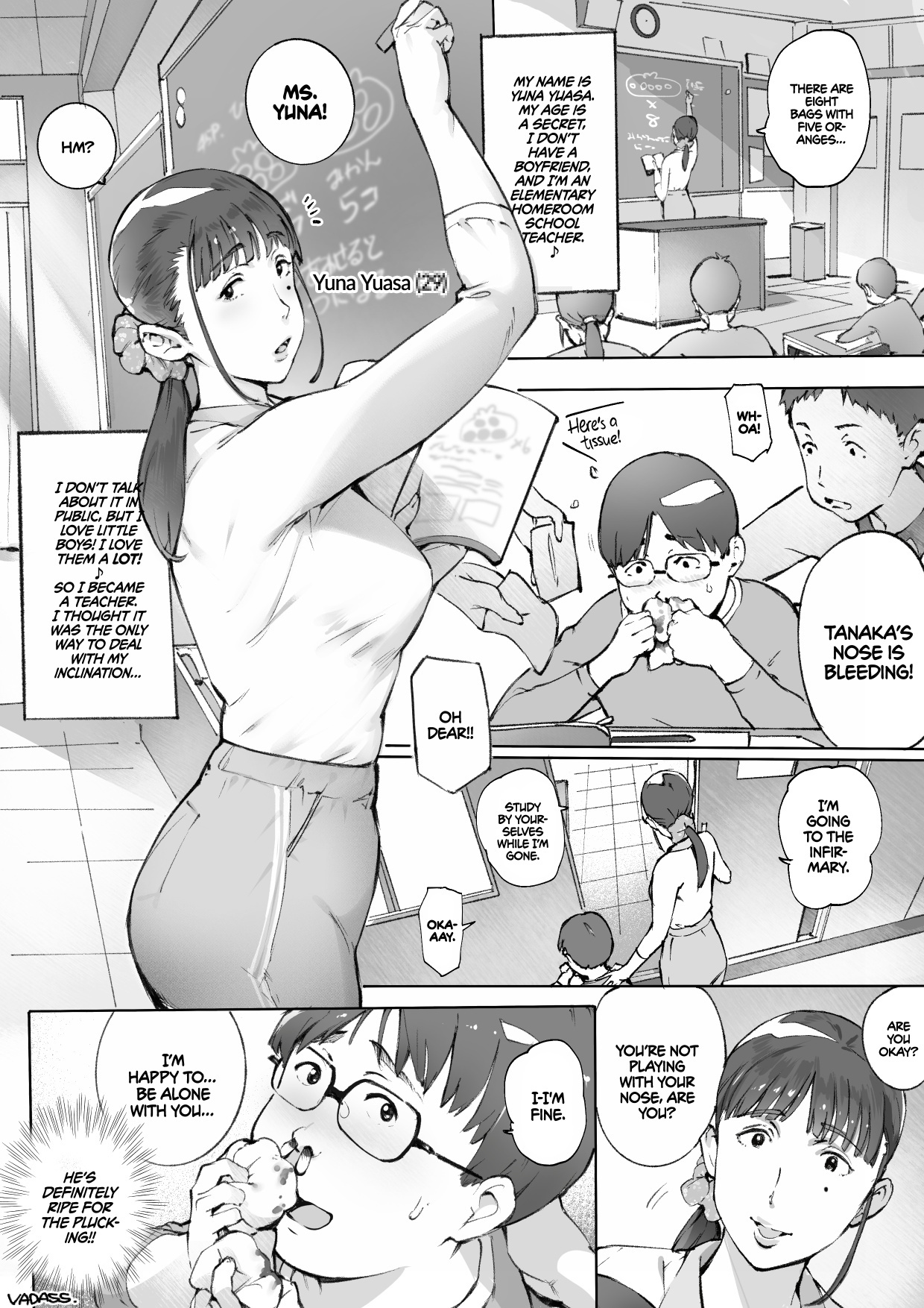 [Vadass (Orutoro)] Ejaculation Aid Teacher [English] page 2 full