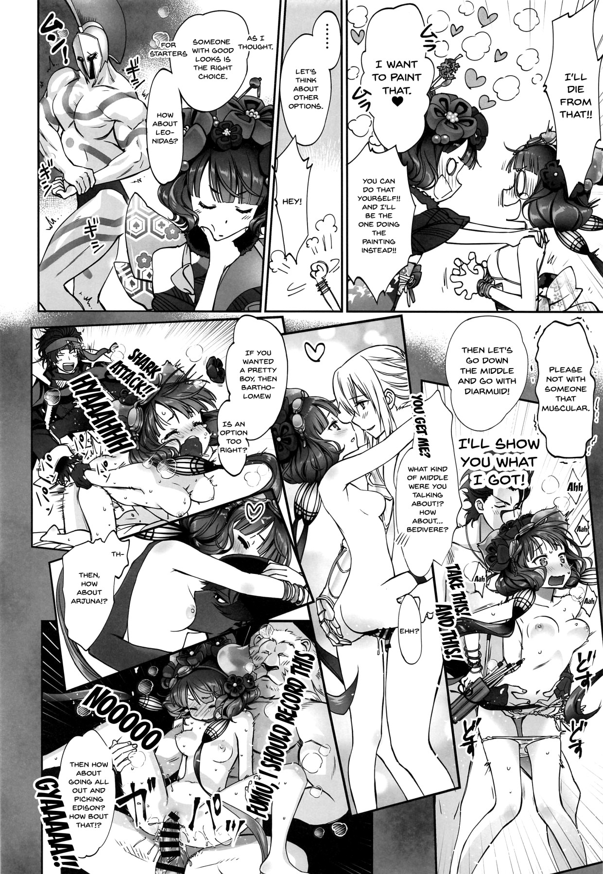(C97) [Bloody Okojo (Akutagawa Manbou)] Hokusai-chan Manga (Fate/Grand Order) [English] {Doujins.com} page 11 full