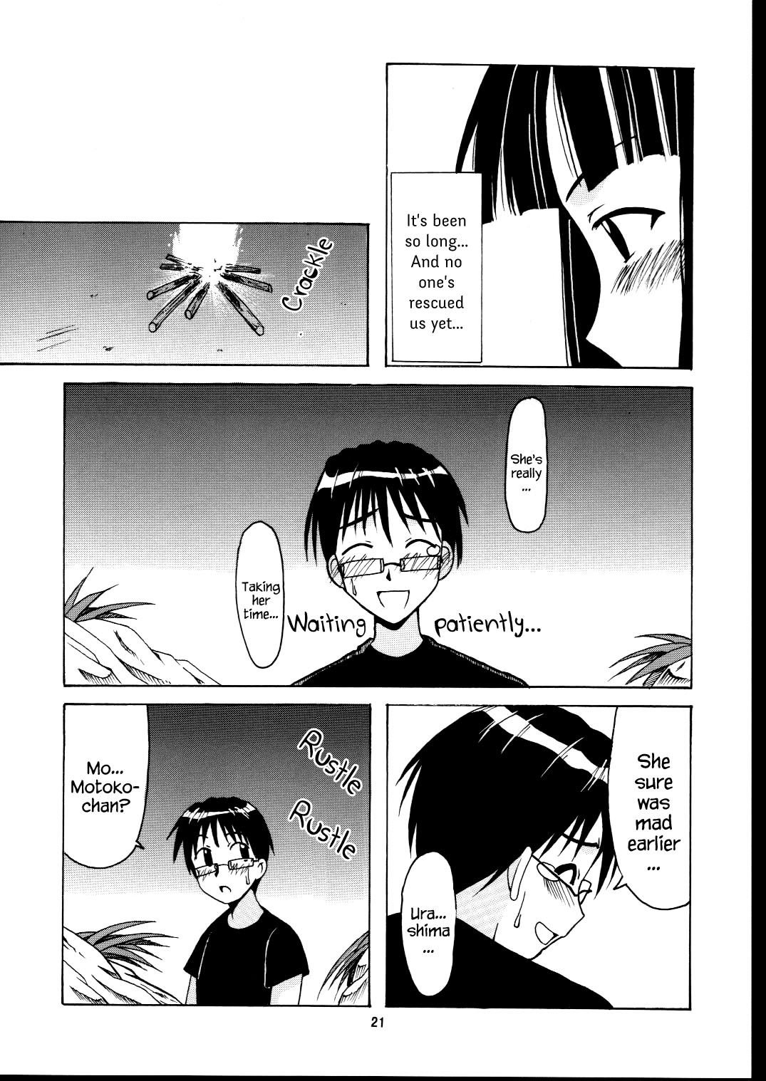 (C63) [BIG BOSS (Hontai Bai)] Motoko Happy End (Love Hina) [English] [EHCOVE] page 20 full