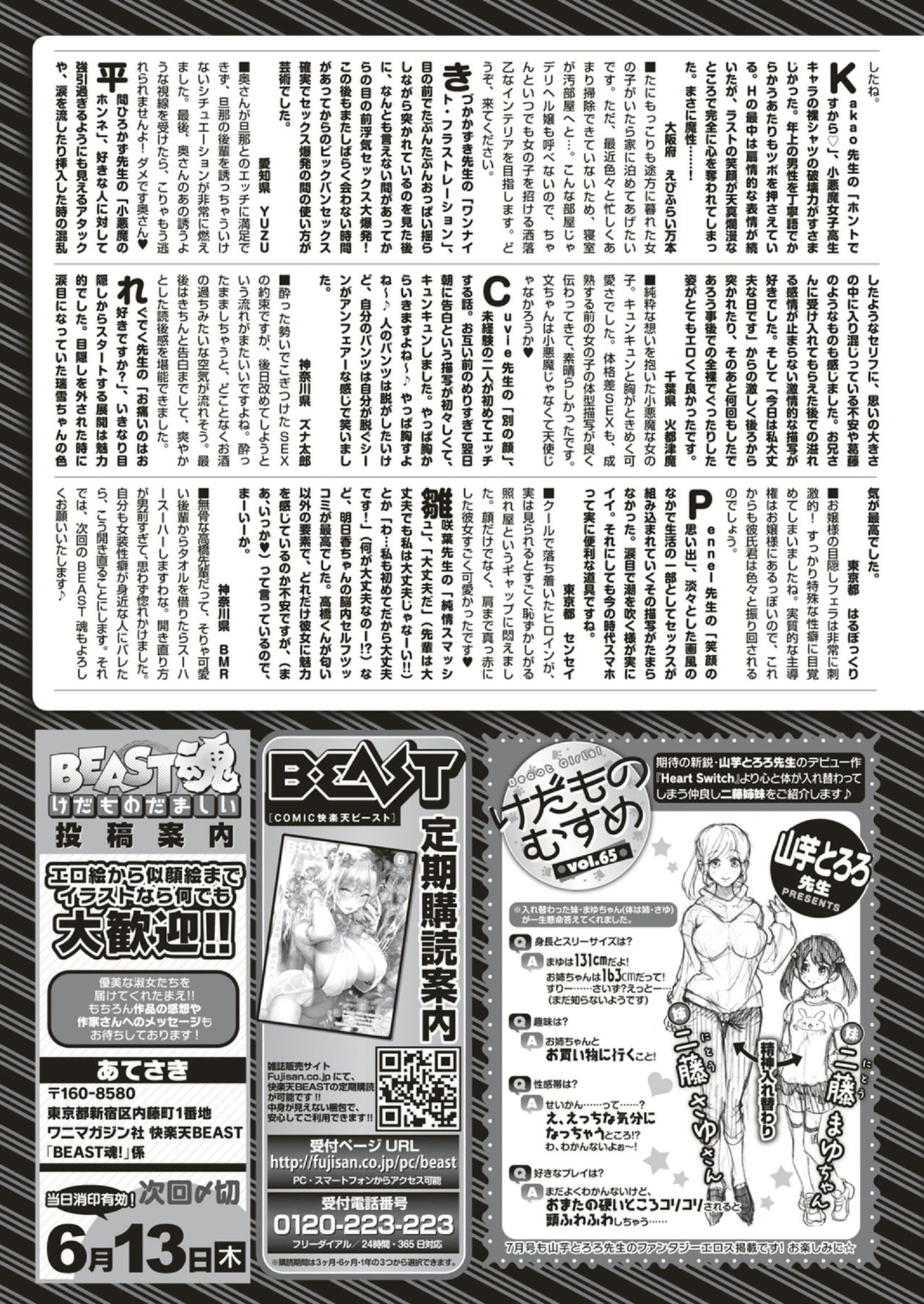 COMIC Kairakuten BEAST 2019-06 [Digital] page 287 full