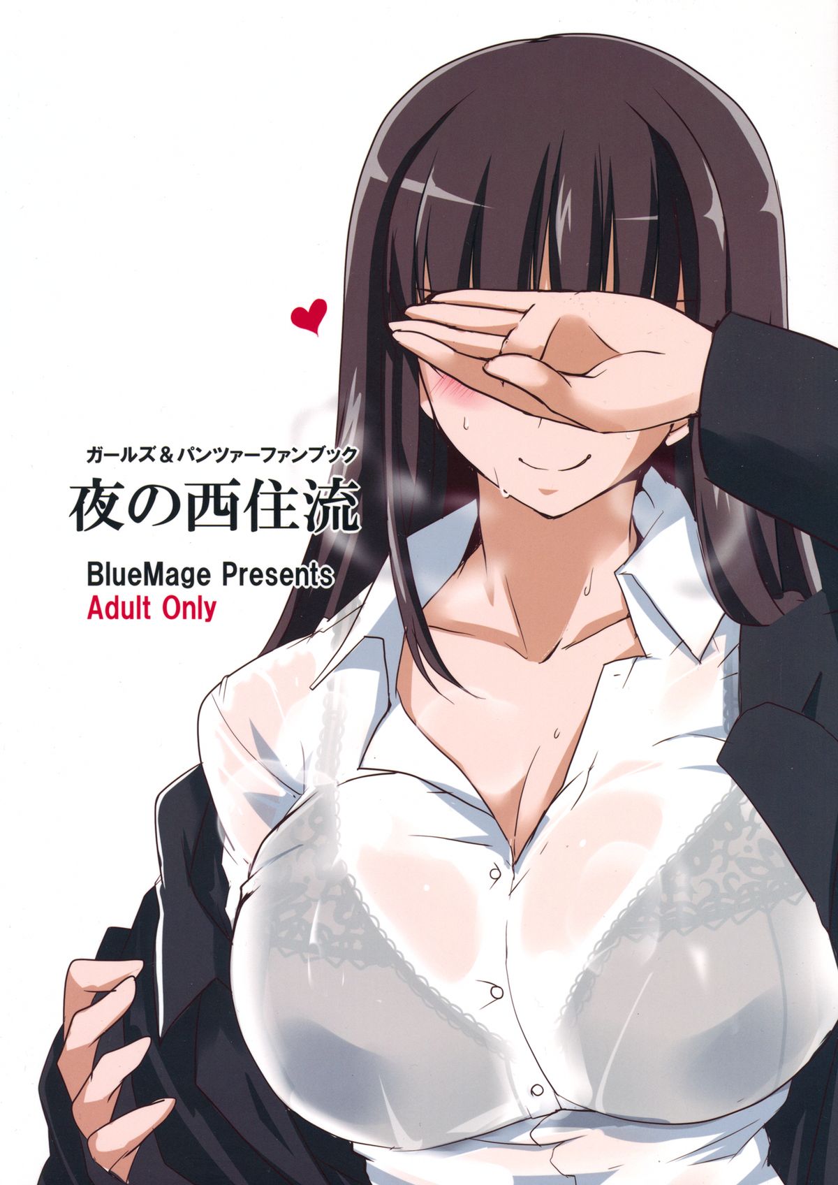 (Panzer☆Vor! 2) [BlueMage (Aoi Manabu)] Yoru no Nishizumi ryuu (Girls und Panzer) page 2 full