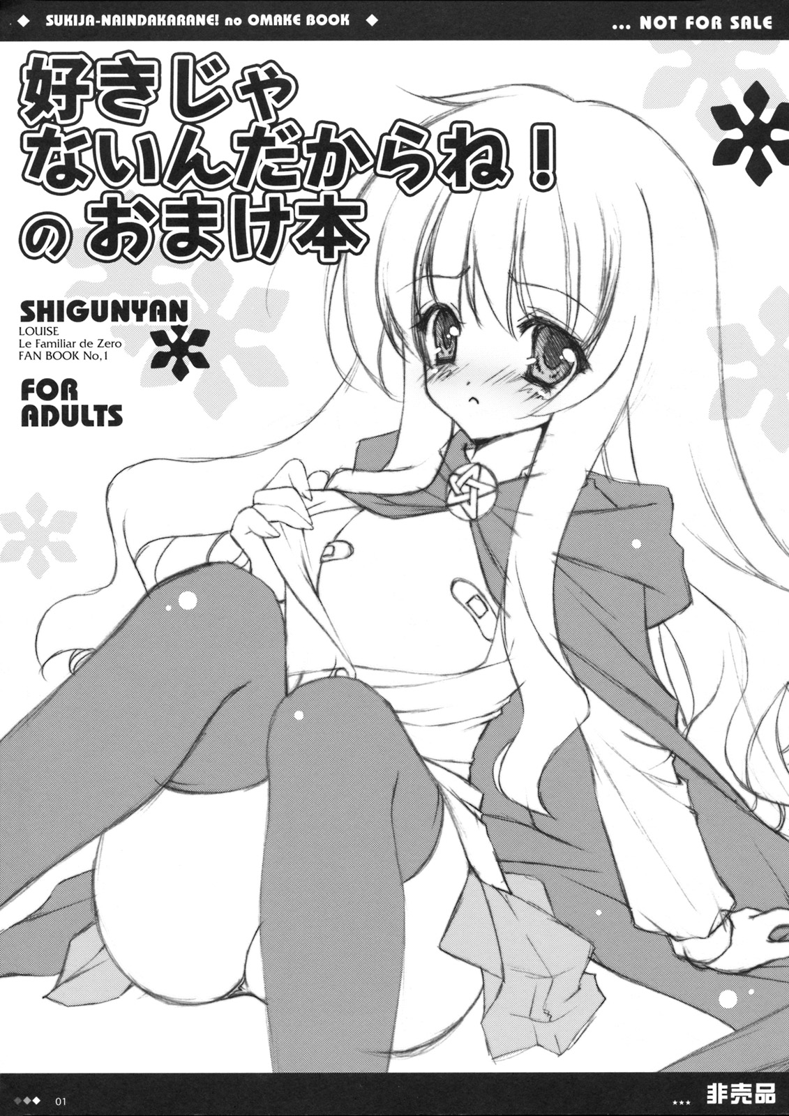 (SC34) [Shigunyan] Suki Janain Dakara ne! no Omake Hon (Zero no Tsukaima) page 1 full
