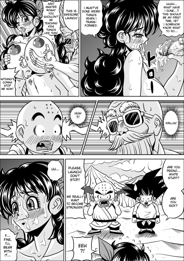 [Pyramid House (Muscleman)] Kame-Sennin no Shugyou | Master Roshi's Training (Dragon Ball) [English] {doujin-moe.us} page 14 full