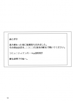 (Reitaisai 13) [COLOR-STAINING (KIMOBUSA-J)] Onanie Princess Hatate Shou (Touhou Project) - page 12