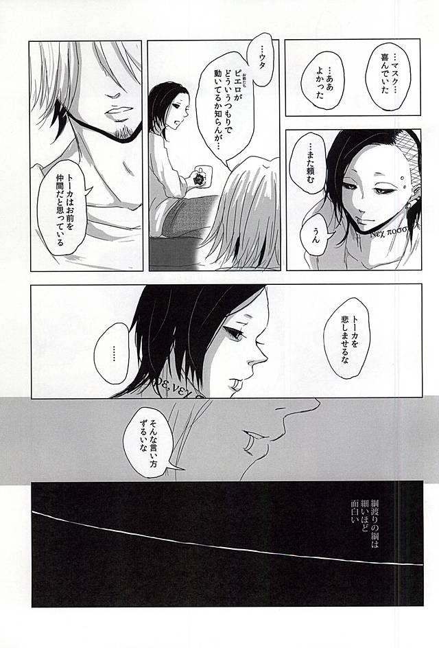 (C88) [NO MERCY. (Sora Mameko)] Boredom Bedroom (Tokyo Ghoul) page 22 full