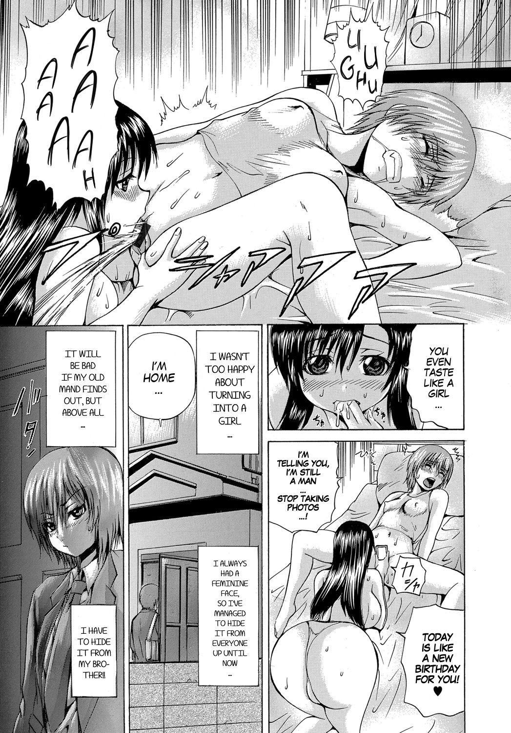 [Wakamiya Santa] Tomomi-kun Zecchouzuke | Tomomi-kun's Climax Addiction (TS Zecchou Situation - TransSexual Orgasm Situation) [English] [SachiKing] [Digital] page 3 full