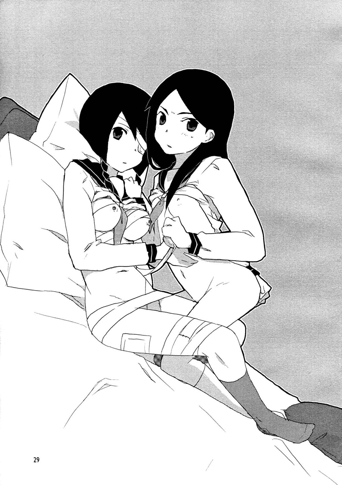 (SC38) [AOIKITOIKI. (Imai Riho)] Honey Trap (Sayonara Zetsubou Sensei) [English] [Yuri-ism] page 28 full