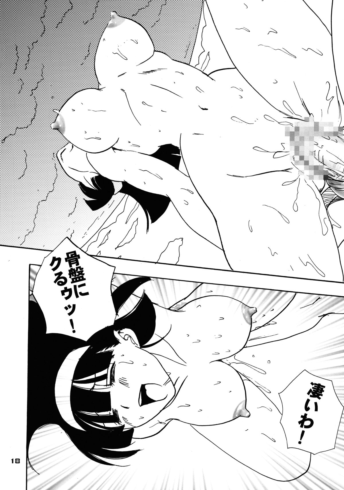 (SUPER22) [Chirigami Goya, Fusuma go Ten (Shouji Haruzo)] Nenaramu (Dragon Ball Z) page 17 full