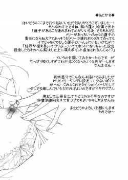 [Yuugensangyou Sukimakaze (Tanken Harahara)] Tsukibito (Touhou Project) [Digital] - page 19