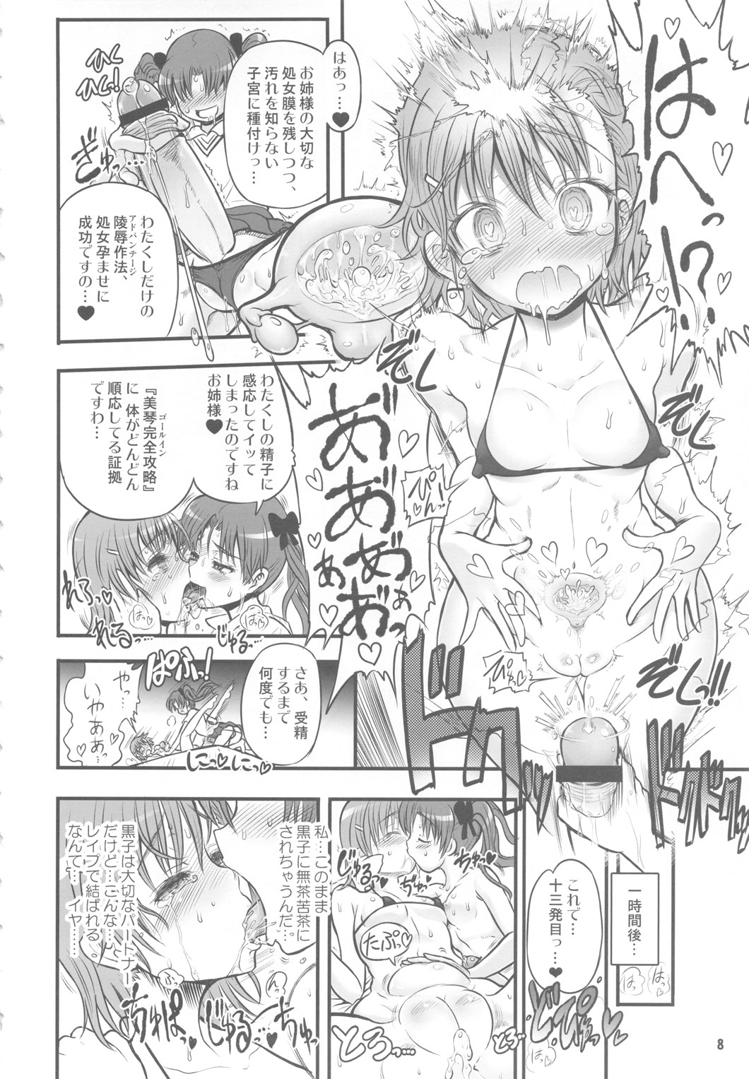 (C78) [Arsenothelus (Rebis)] Toaru Kuroko no Goal In (Toaru Kagaku no Railgun) page 7 full