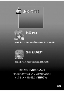 (COMIC1☆5) [Shoutai Humei (hiro, shiver)] Lenna in Interstice of Dark Dimension - page 45